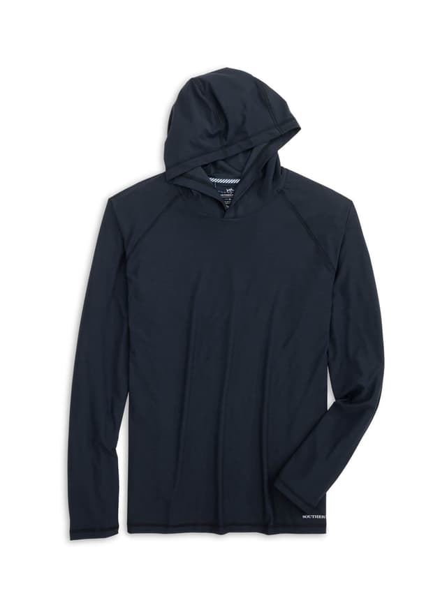 Southern Tide Men's Coastal Breeze Perf Hoodie - Black LG