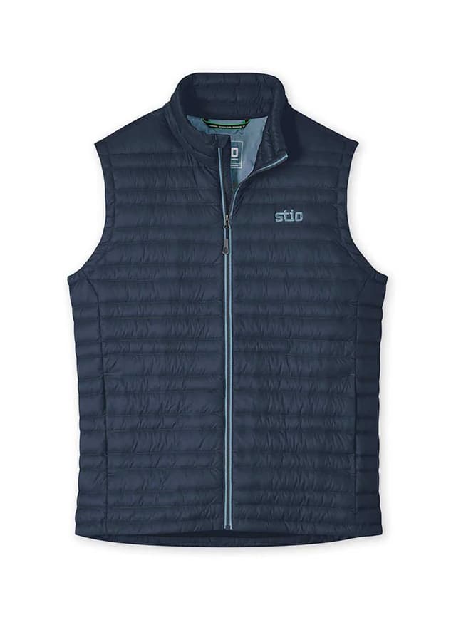STIO Men's Pinion Down Vest FW23 - Navy 3XL