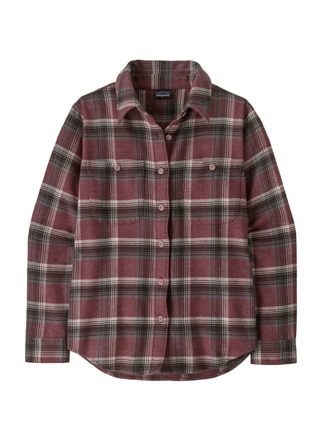 Patagonia Women's Fjord Flannel Shirt F26 - Red LG
