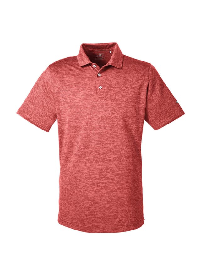 Puma Men's Icon Heather Polo - Red 3XL