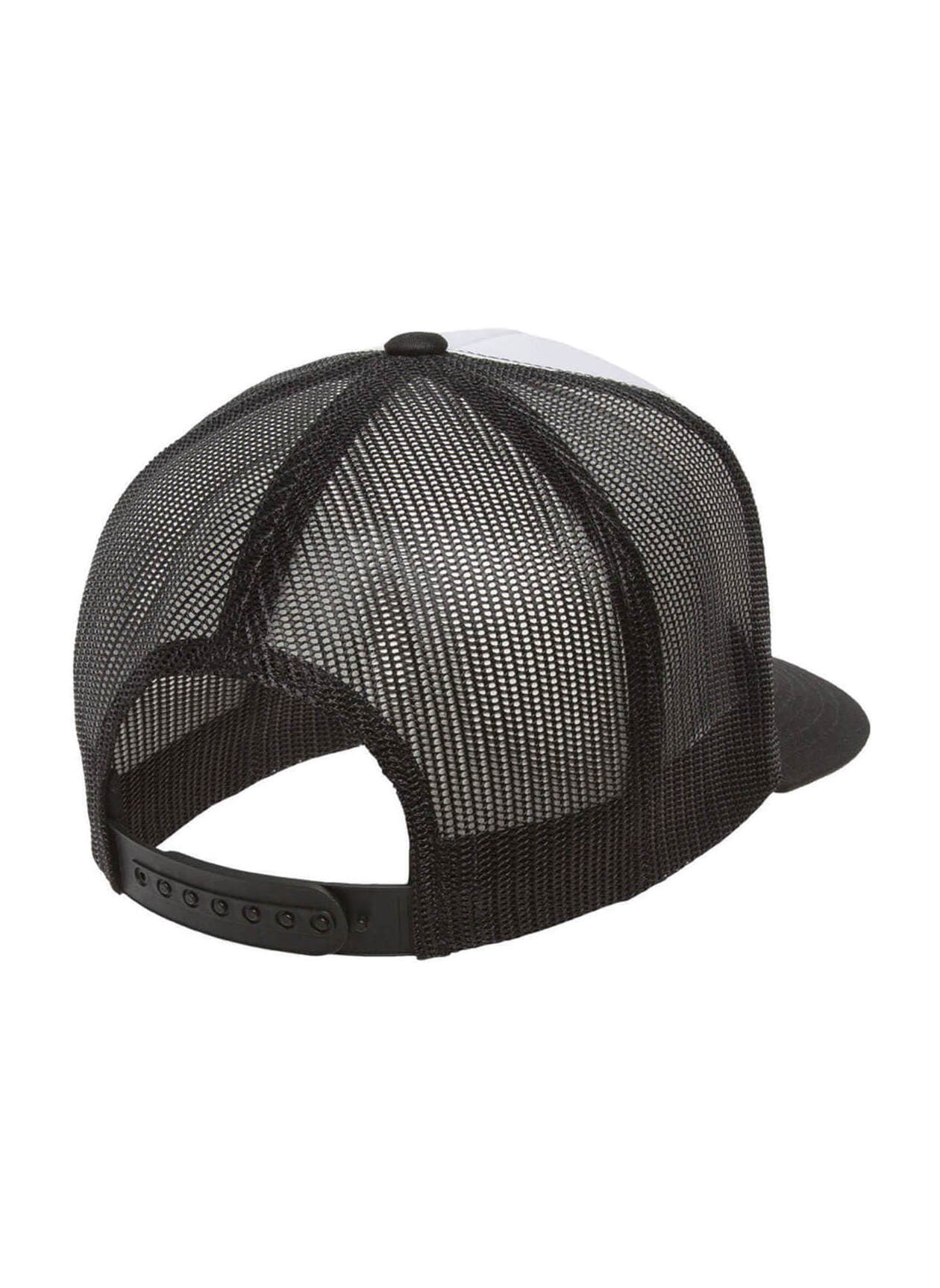 Yupoong Classic Trucker with White Front Panel Hat - Black MISC