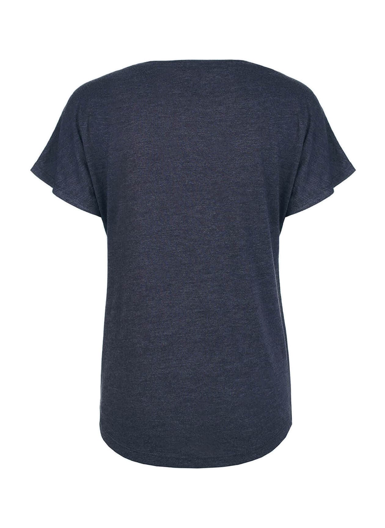 Next Level Women's Triblend Dolman T-Shirt - Navy 3XL
