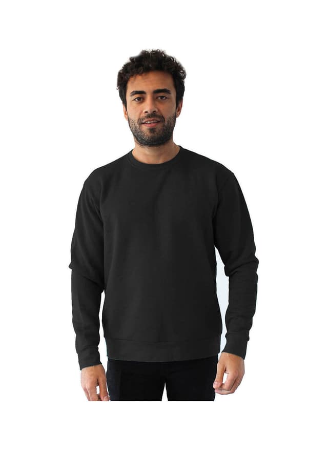 Next Level Unisex Malibu Pullover Sweatshirt - Black 3XL