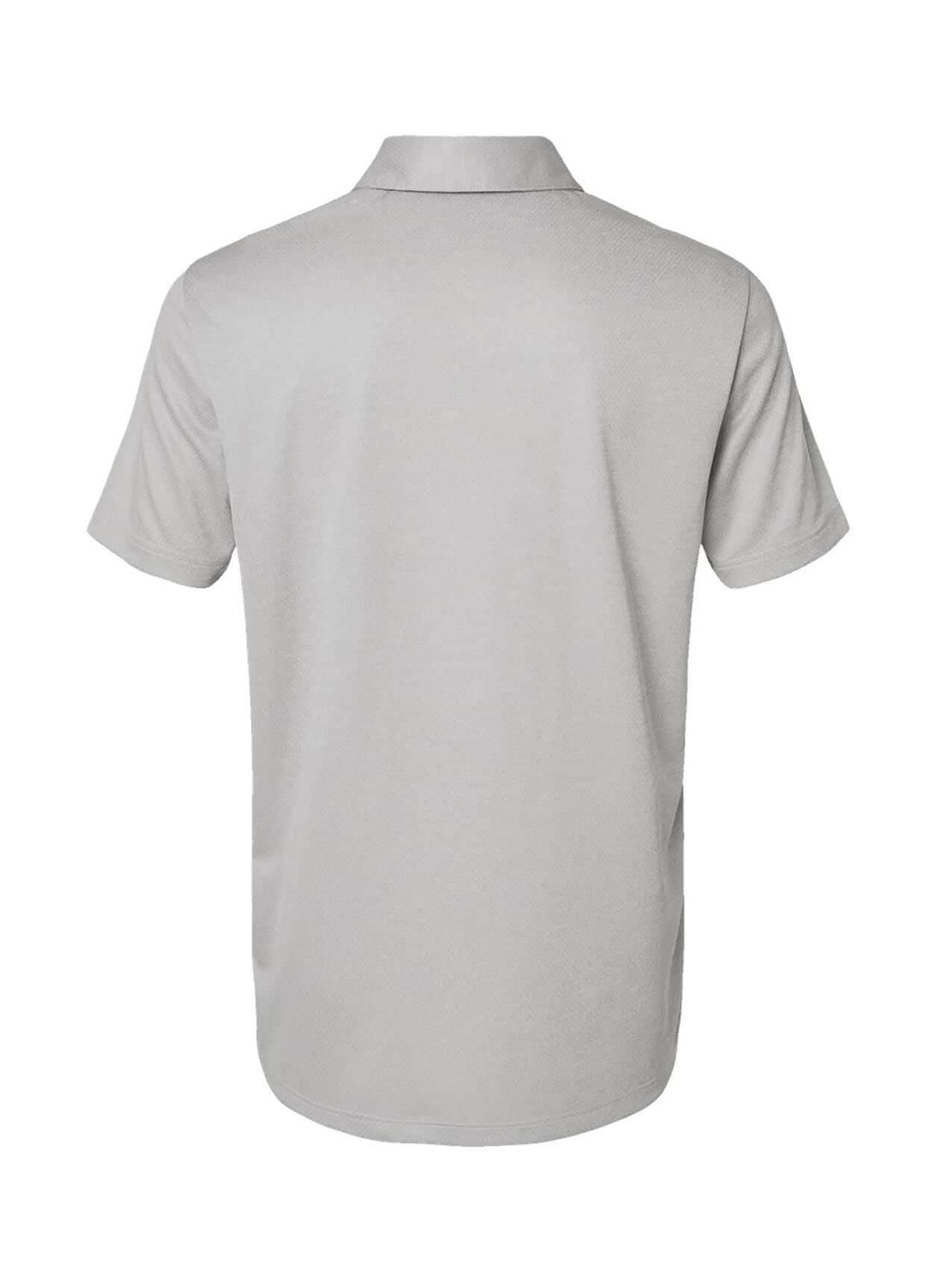 Adidas Men's Space Dyed Polo - Light Grey 3XL