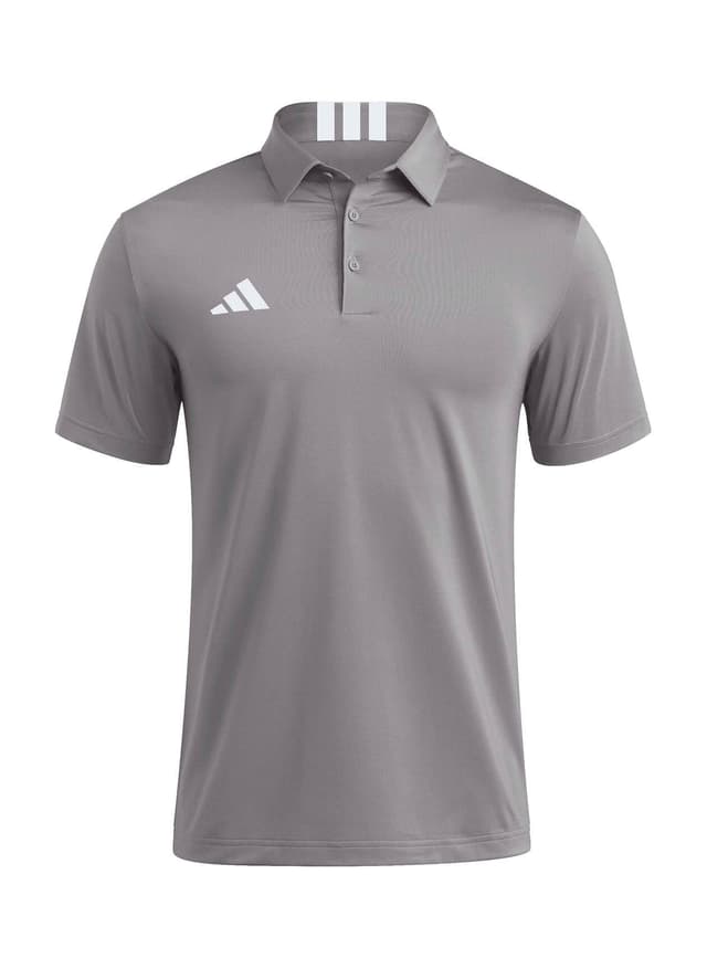 Adidas Men's 3-Stripe Polo - Dark Grey 3XL