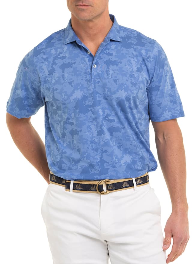 B. Draddy Men's Gil Polo - Blue LG