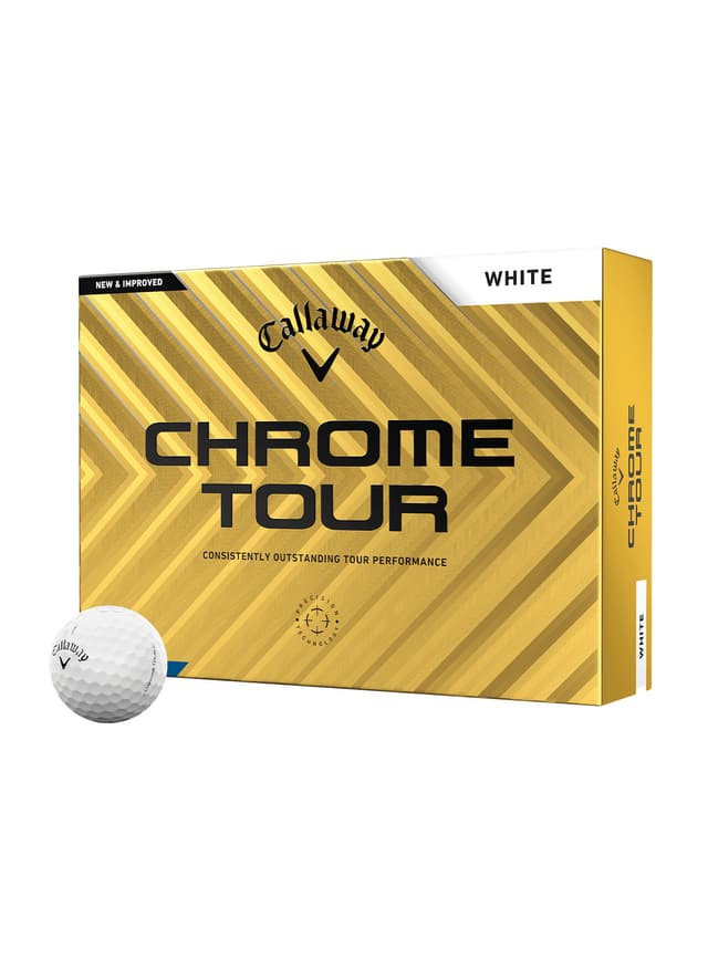 Callaway Golf Chrome Tour 24 Golf Balls - White MISC