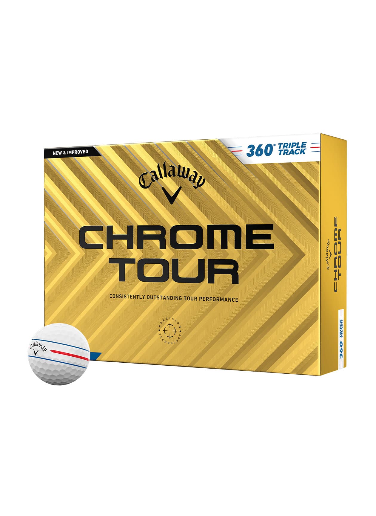 Callaway Golf Chrome Tour Triple Track 24 Golf Balls