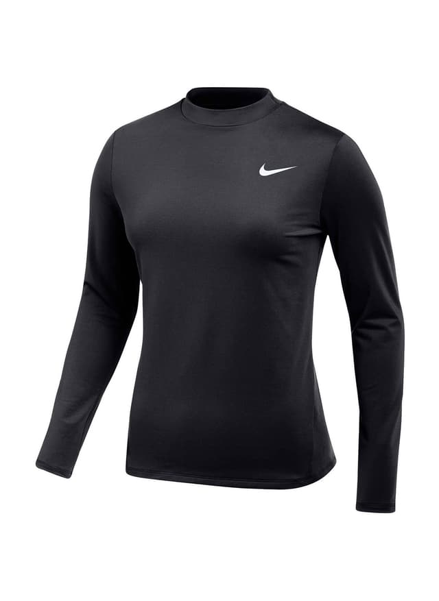 Nike Women's Pro Intertwist Long-Sleeve T-Shirt - Black LG