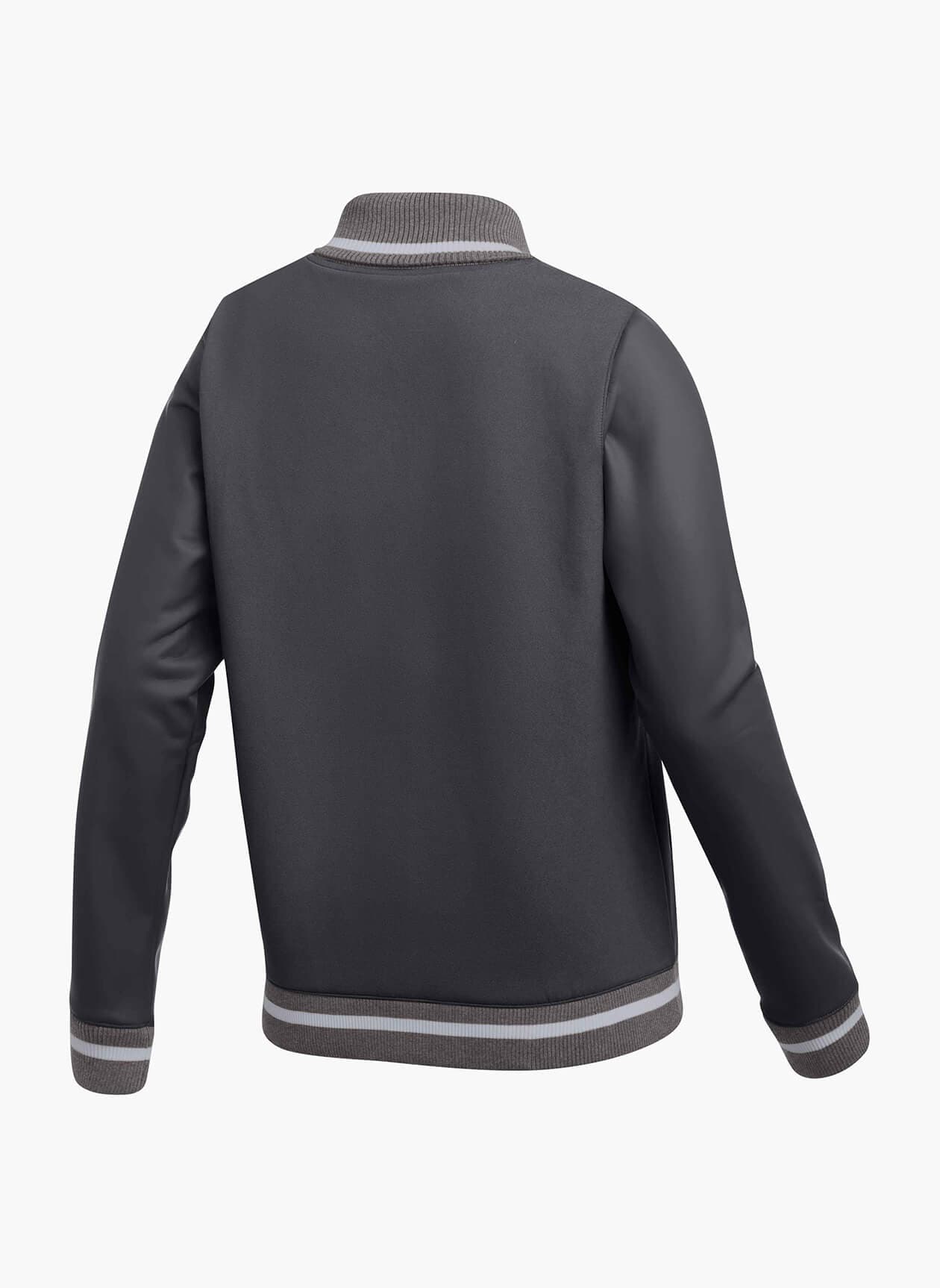 Nike Women's Letterman Jacket - Dark Grey LG