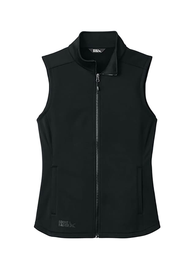 Eddie Bauer Women's Smooth Mid Layer Fleece Vest - Black 3XL