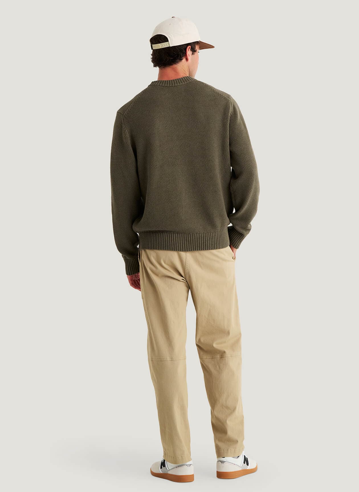 Free Fly Men's Coastloom Crew Sweater - Green LG