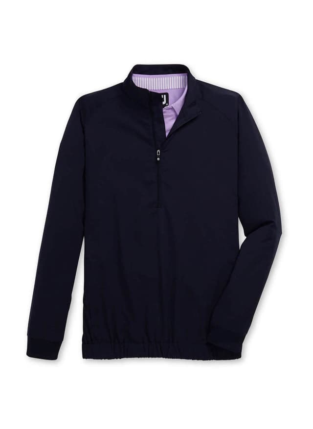 FootJoy Men's Half-Zip Windshirt - Navy LG