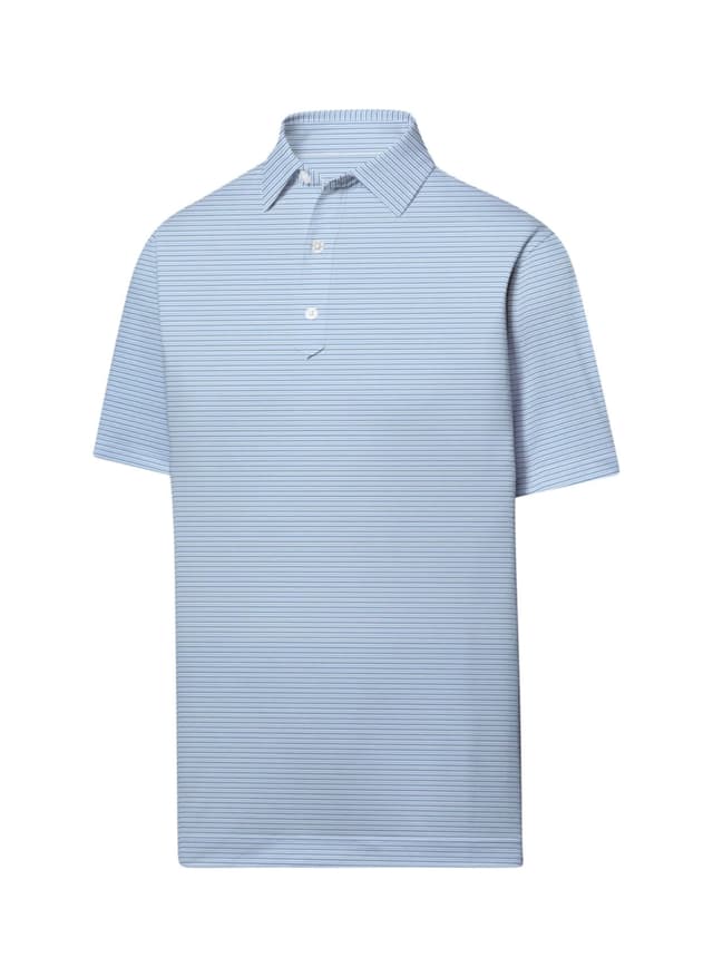 FootJoy Men's Smooth Stripe Polo - White 3XL