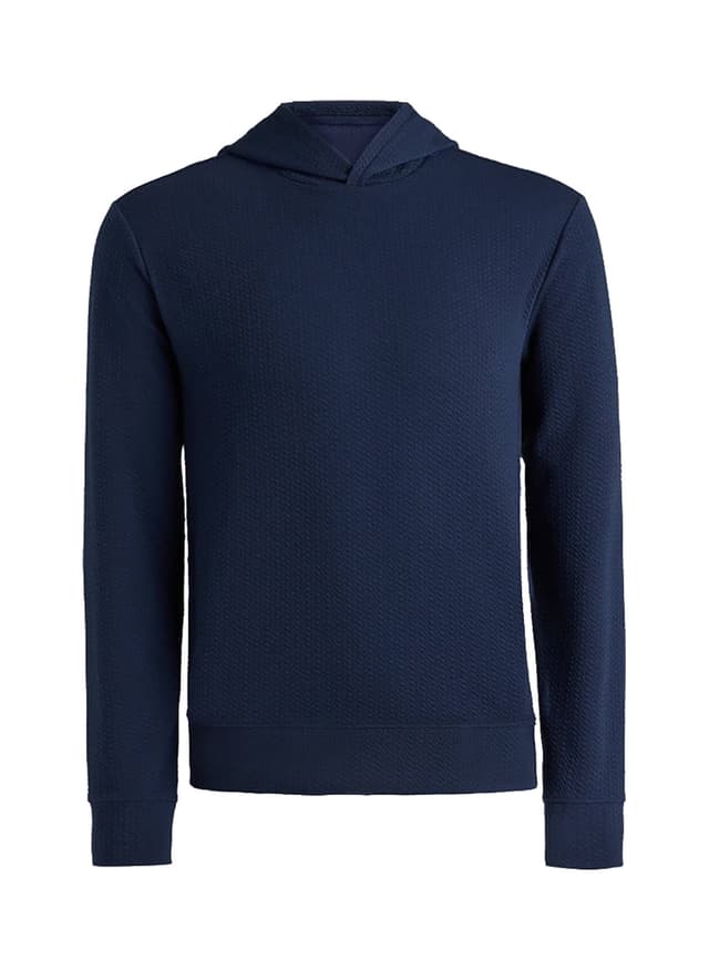 G/FORE Men's Pebble Quilted Hoodie - Navy LG