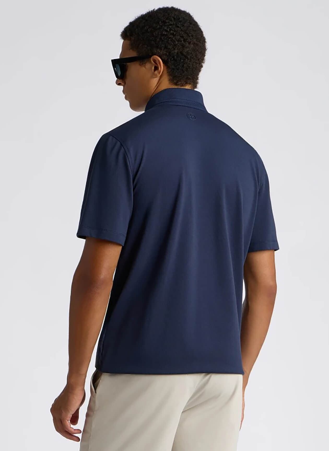 G/FORE Men's Pocket Piqué Polo - Navy LG