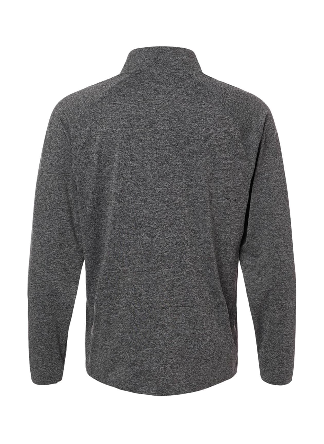 HUK Men's Airweight Heather Quarter-Zip - Dark Grey LG
