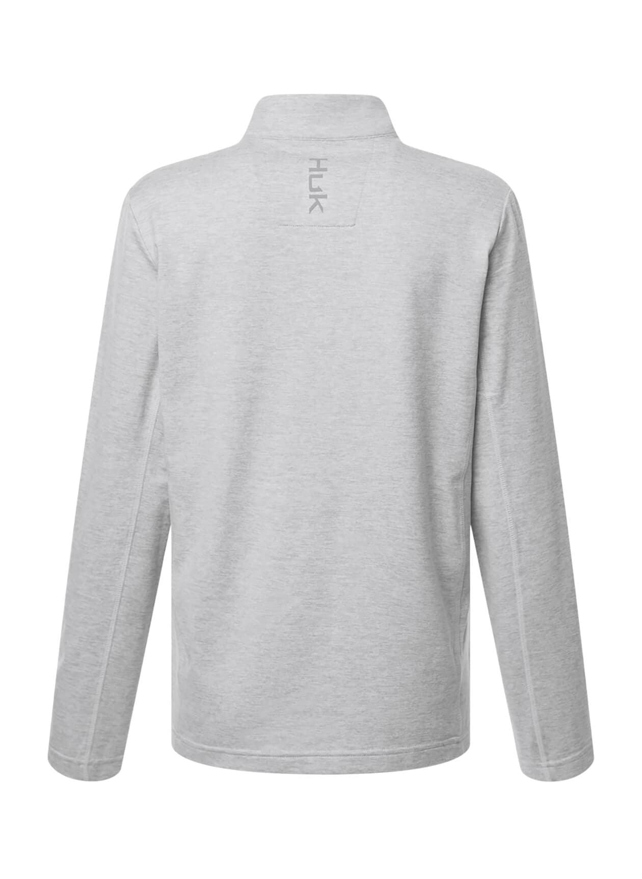 HUK Women's Coldfront+ Quarter-Zip - Light Grey LG