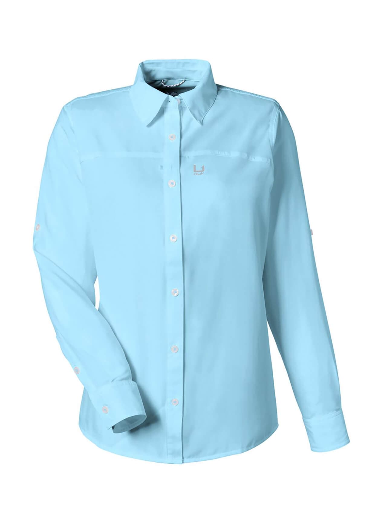 HUK Women's Tide Point Long Sleeve Shirt