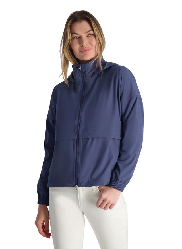 Zero Restriction Women's Steffi Windbreaker - Navy LG