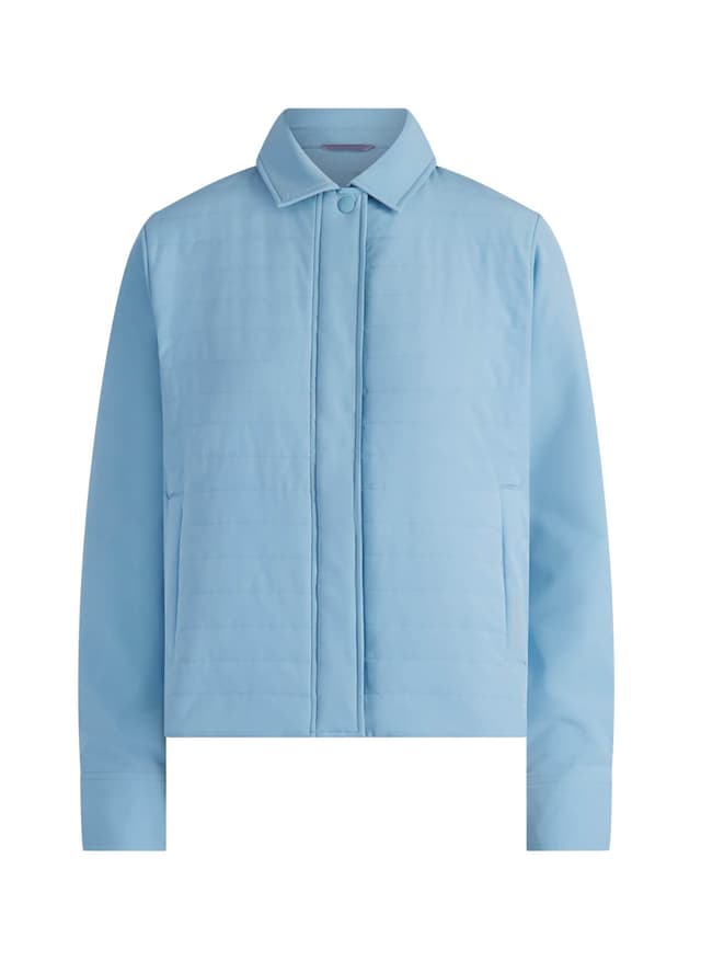 Zero Restriction Women's Avery Shirt Jacket - Cyan LG