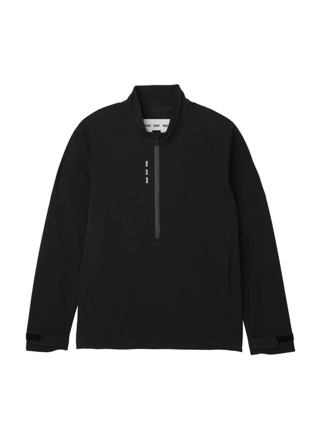 Sun Day Red Men's 3L Half-Sleeve Rain Jacket - Black LG