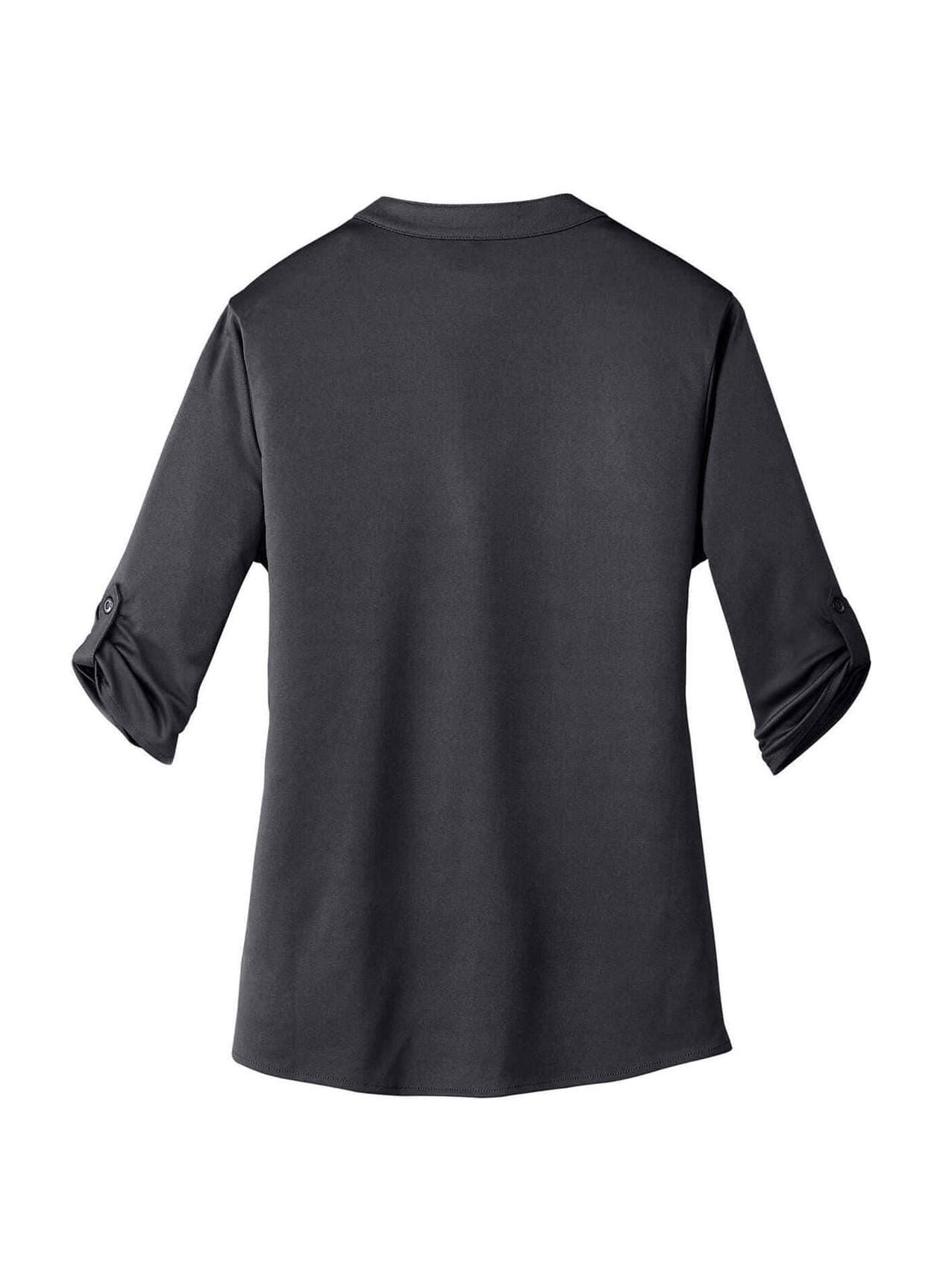 OGIO Women's Crush Henley - Dark Grey 3XL