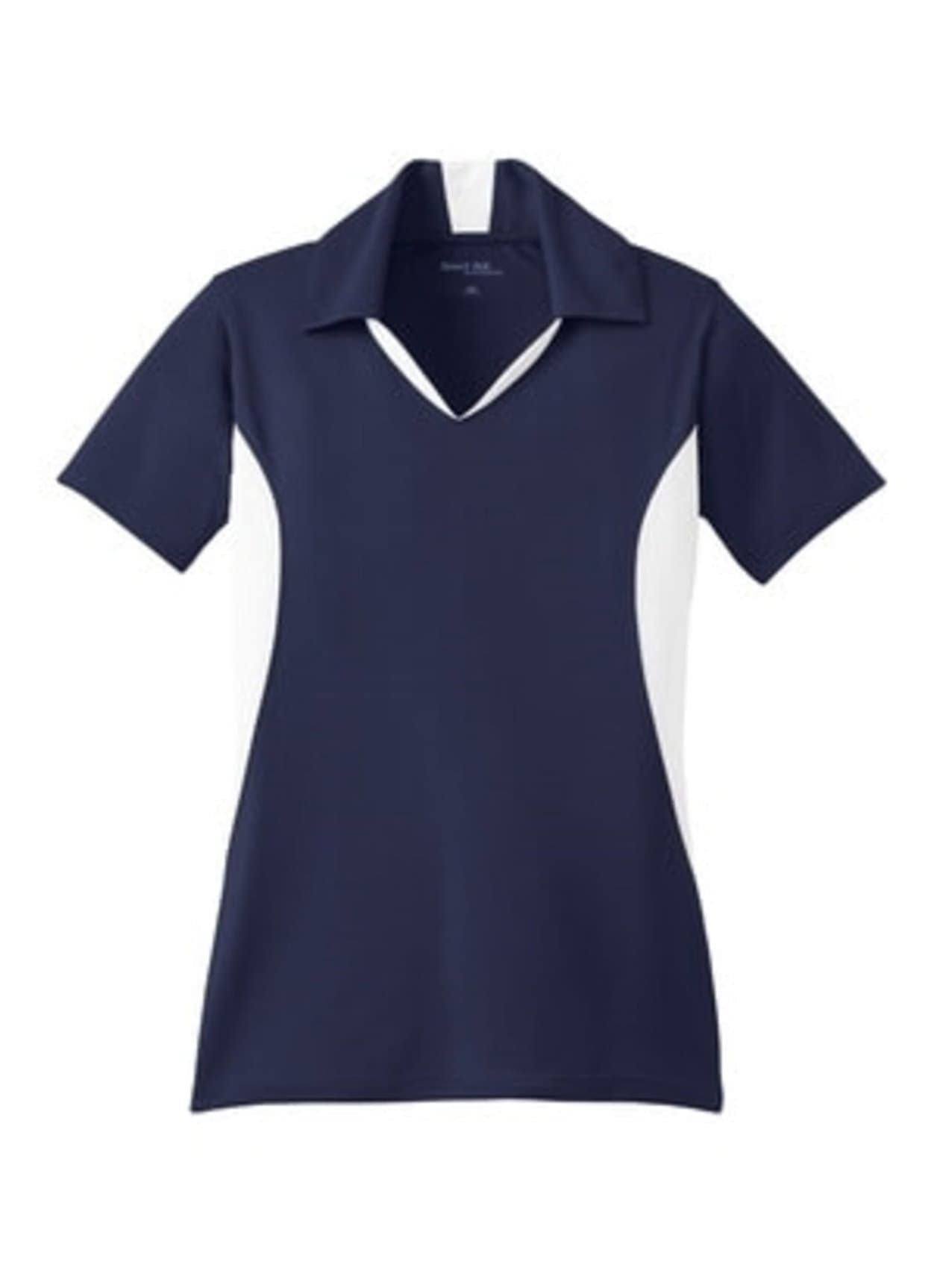 Sport-Tek Women's Side Blocked Micropique Sport-Wick Polo
