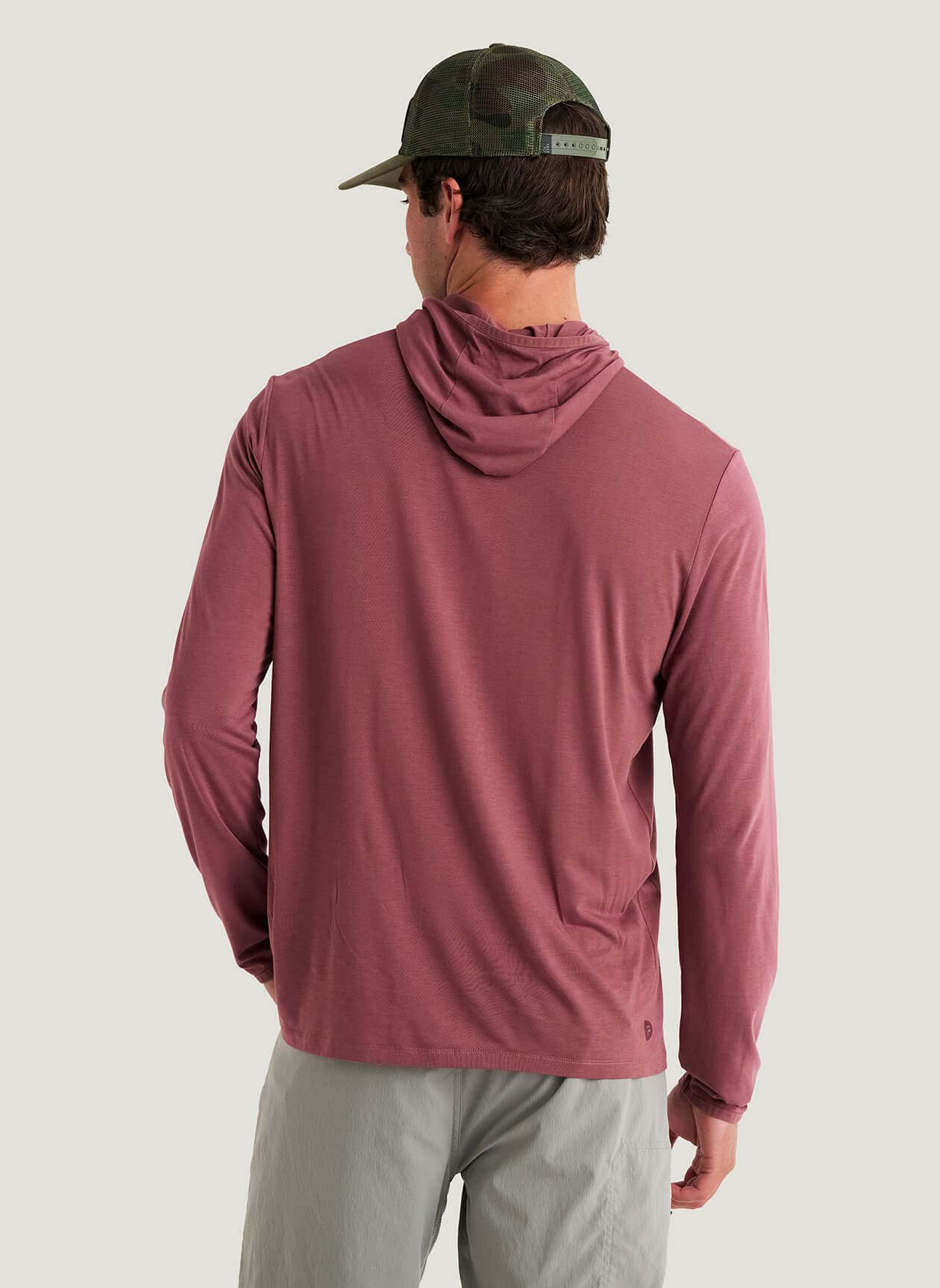 Free Fly Men's Bamboo Lightweight Hoodie - Purple 3XL