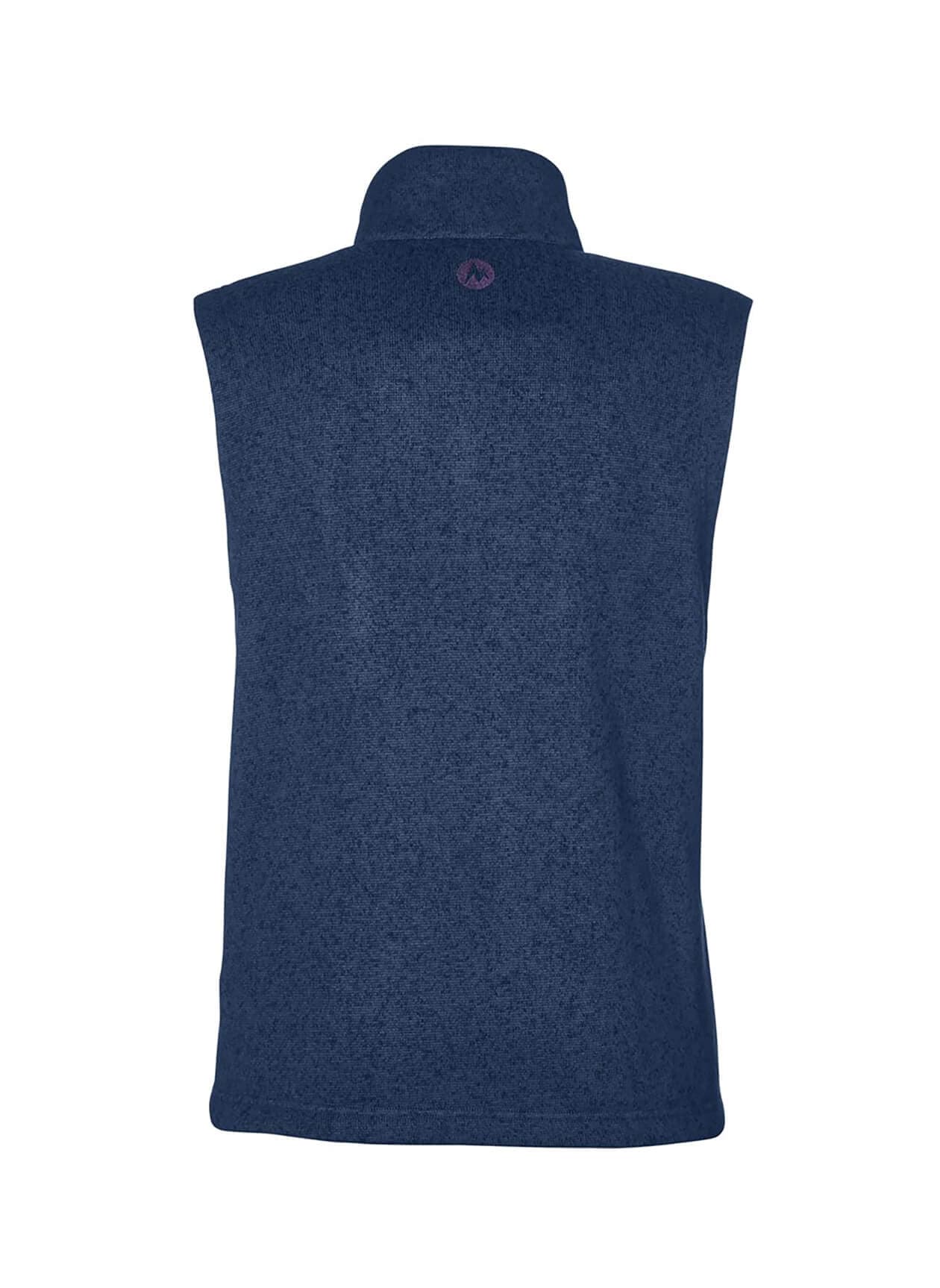 Marmot Women's Drop Line Fleece Vest - Navy LG