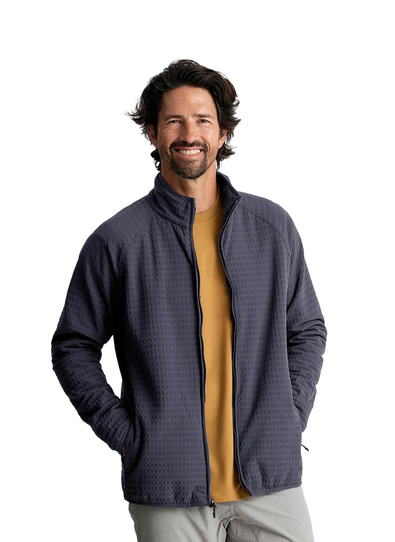 Free Fly Men's Gridback Fleece Jacket