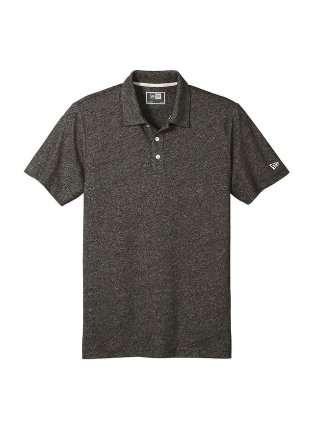 New Era Men's Slub Twist Polo - Black 3XL