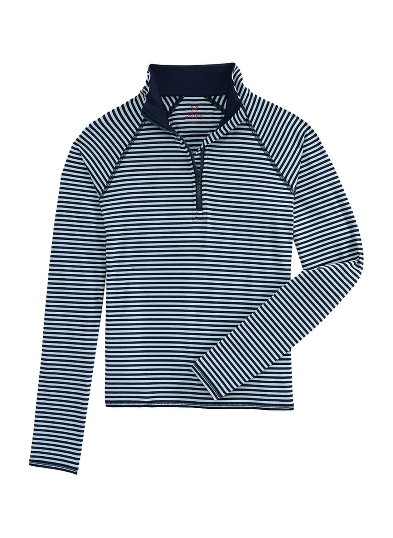 Renwick Women's Raglan Striped Quarter Zip