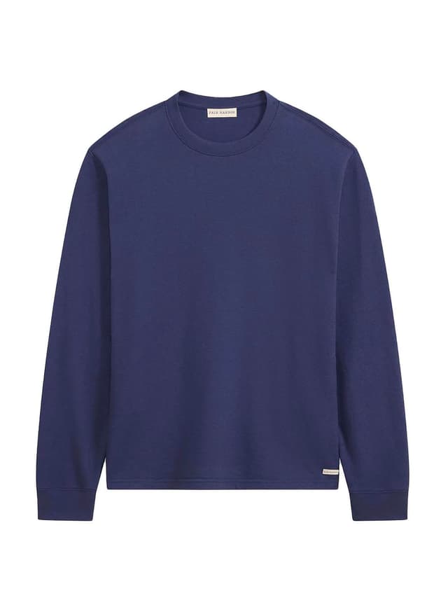 Fair Harbor Men's Sundown Terry Crewneck - Navy LG