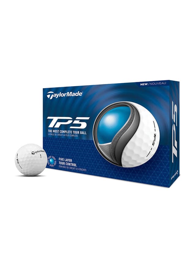 TaylorMade TP5 Golf Balls 2024 - White MISC