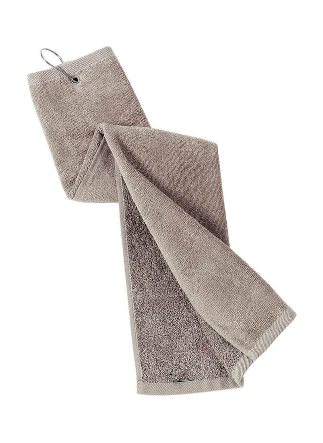 Port Authority Grommeted Tri-Fold Golf Towel - Brown MISC