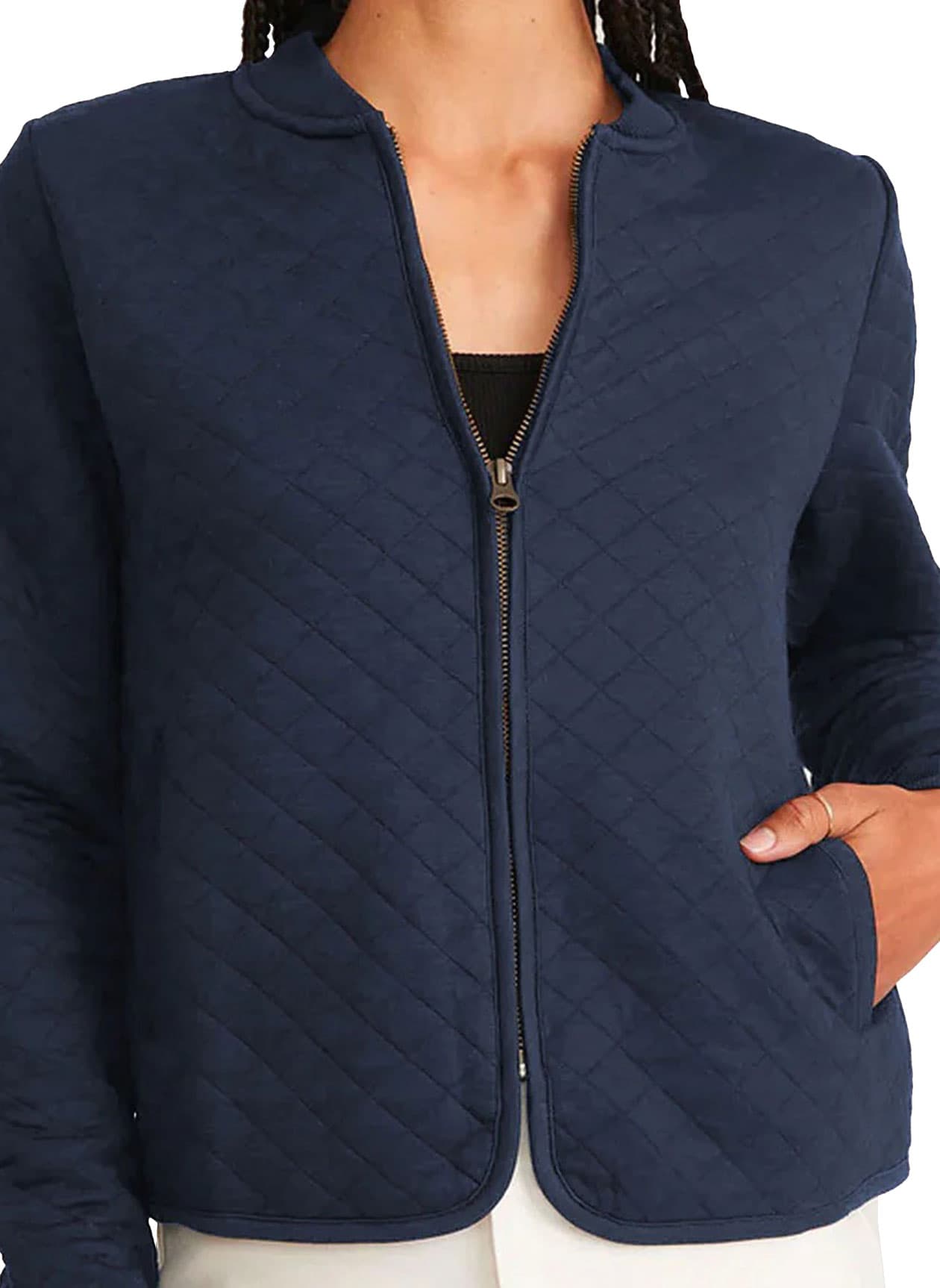 Marine Layer Women's Corbet Quilted Bomber Jacket